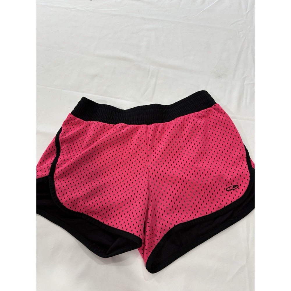 Womens Champion Duo Dry Running Athletic Activewear Fitness Shorts S Black  Pink